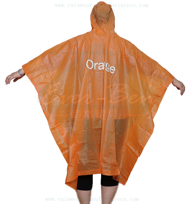 hooded rain poncho